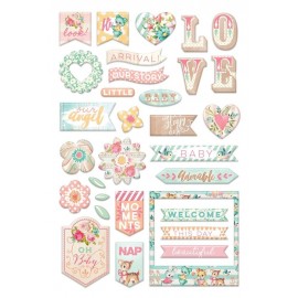 Heaven Sent puffy stickers - Stickers