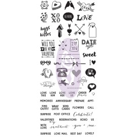 My Prima Planner Clear Stamps - "V-Day"