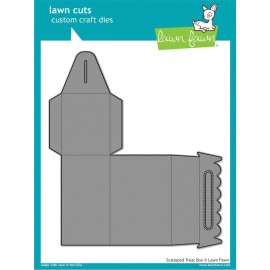 Scalloped treat box - Fustella Lawn Fawn