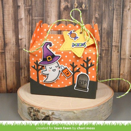 Scalloped treat box - Fustella Lawn Fawn