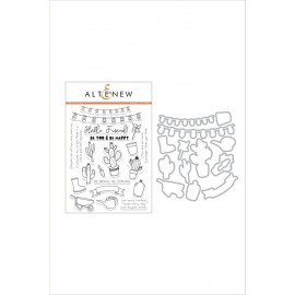 Be Strong Stamp & Die Bundle - Timbro e fustella di Altenew