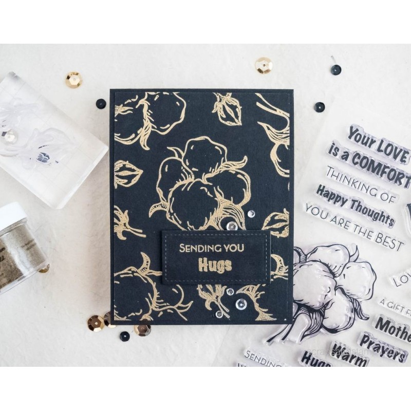 Cotton Comfort Stamp & Die Bundle - Timbro e fustella di Altenew