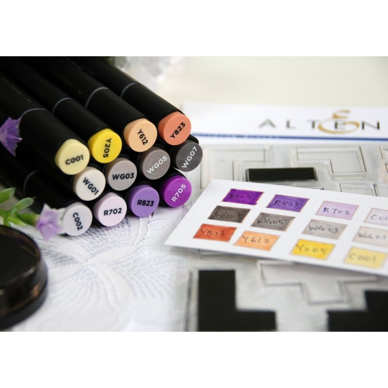 Artist Markers Set B di Altenew 12 Colori