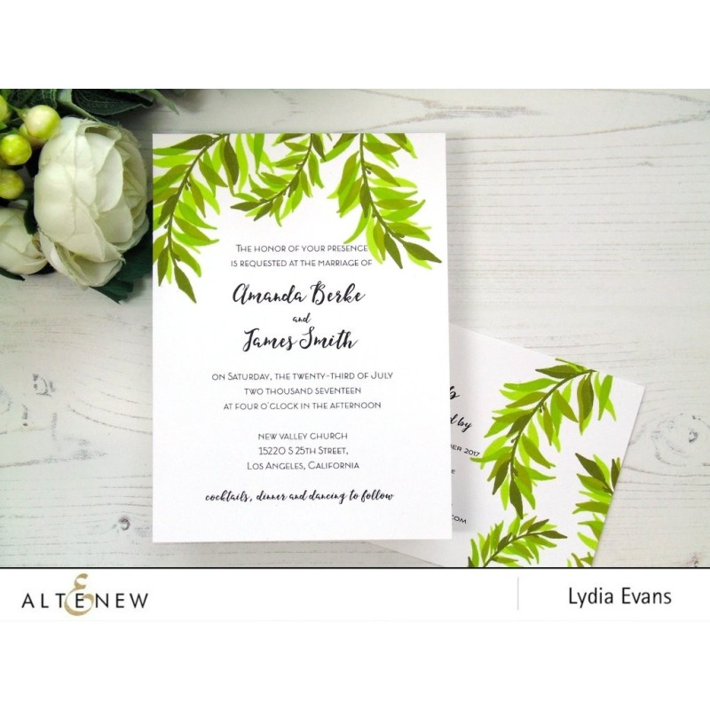 Layered Laurel Stamp Set - Timbro di Altenew