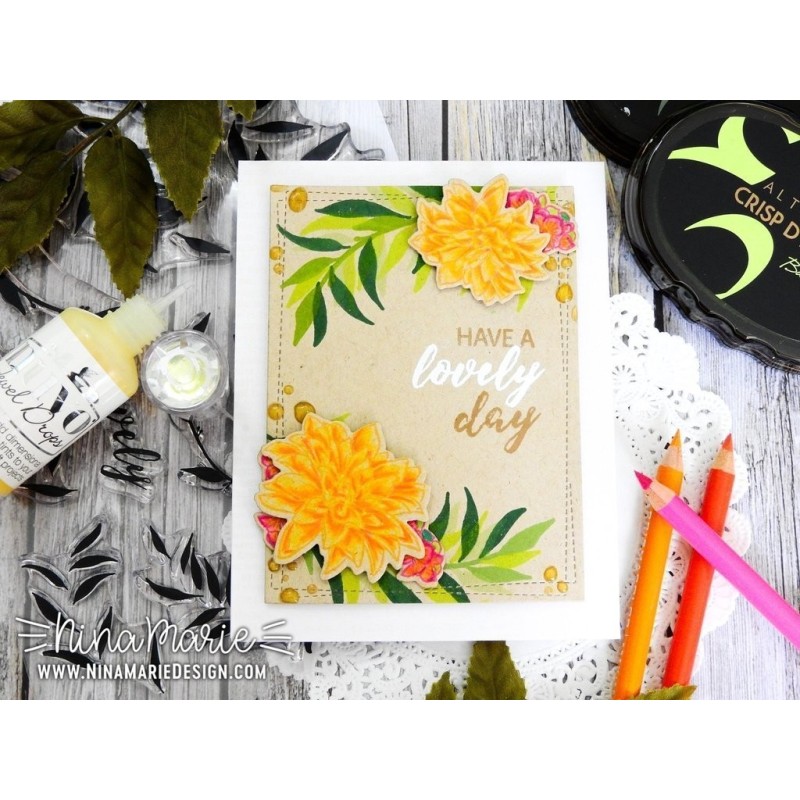 Layered Laurel Stamp Set - Timbro di Altenew