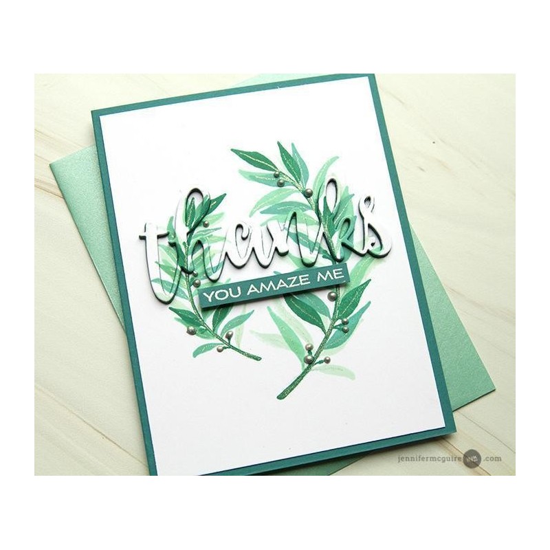 Layered Laurel Stamp Set - Timbro di Altenew