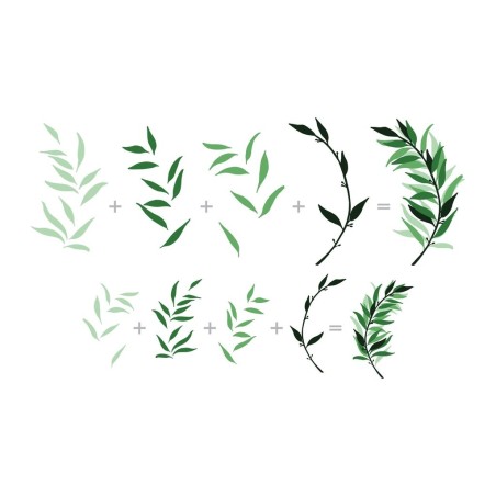 Layered Laurel Stamp Set - Timbro di Altenew