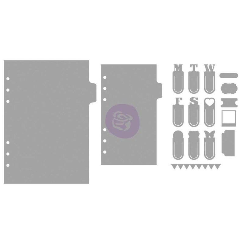 My Prima Planner Collection - Metal Dies - Days 1