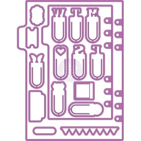 My Prima Planner Collection - Metal Dies - Days 1