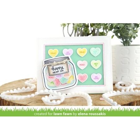 How you bean? conversation heart add-on - Timbro Lawn Fawn