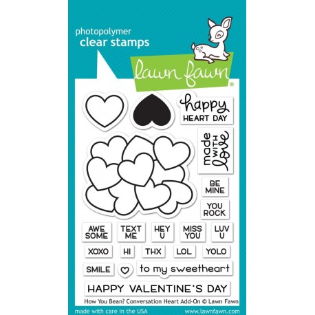 How you bean? conversation heart add-on - Timbro Lawn Fawn