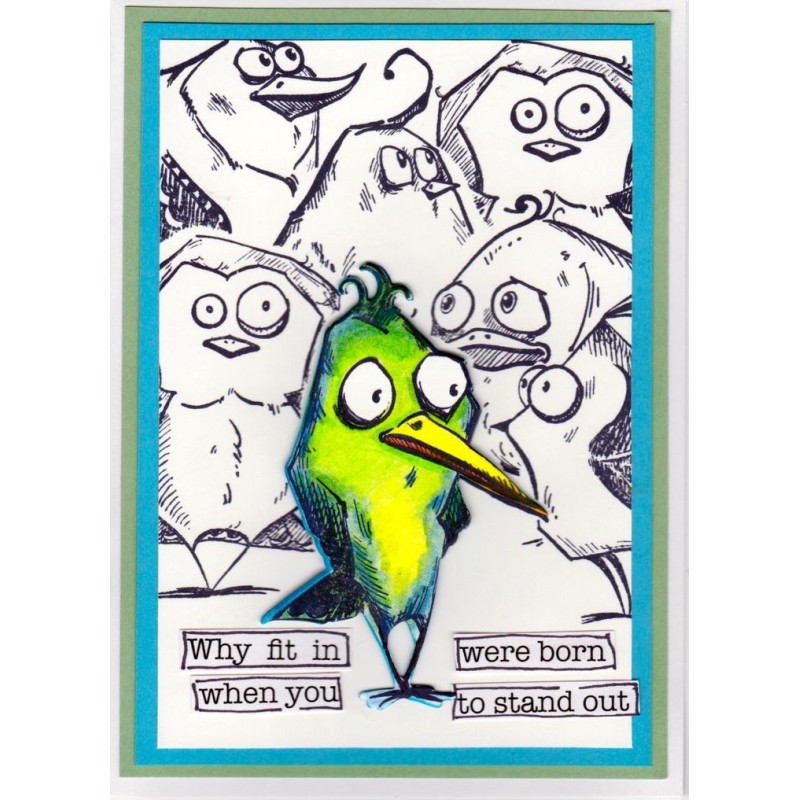 Mini Bird Crazy & Things Stamp Set by Tim Holtz