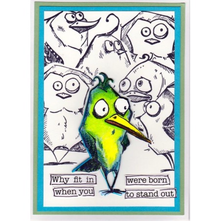 Mini Bird Crazy & Things Stamp Set by Tim Holtz