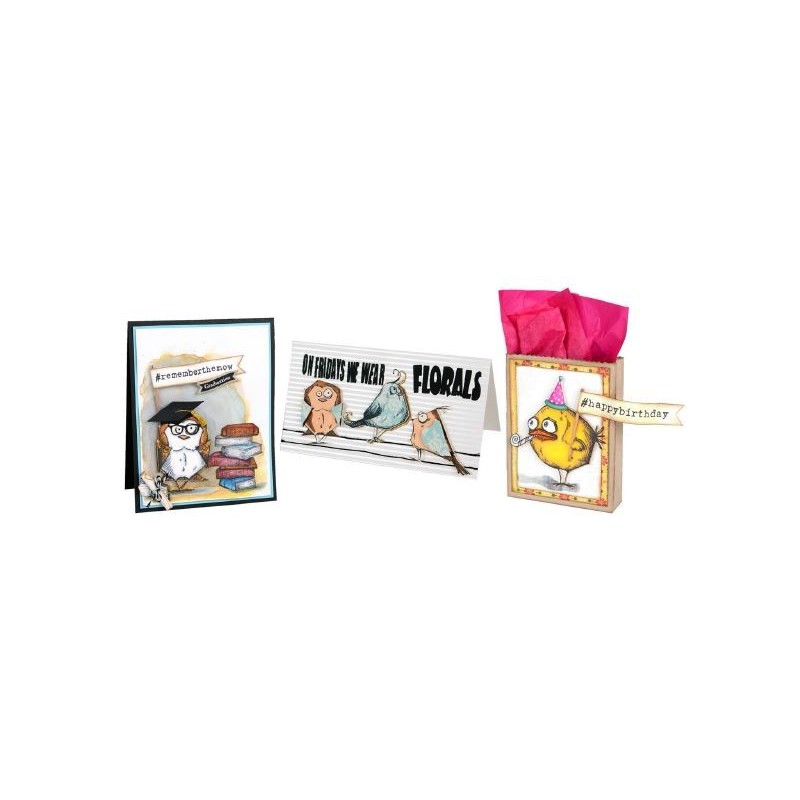 Mini Bird Crazy & Things Stamp Set by Tim Holtz