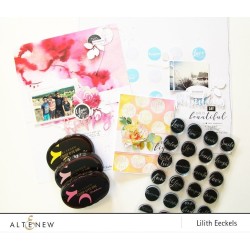 Circled Sentiments Stamp & Die Bundle - Timbro e fustella di Altenew 2