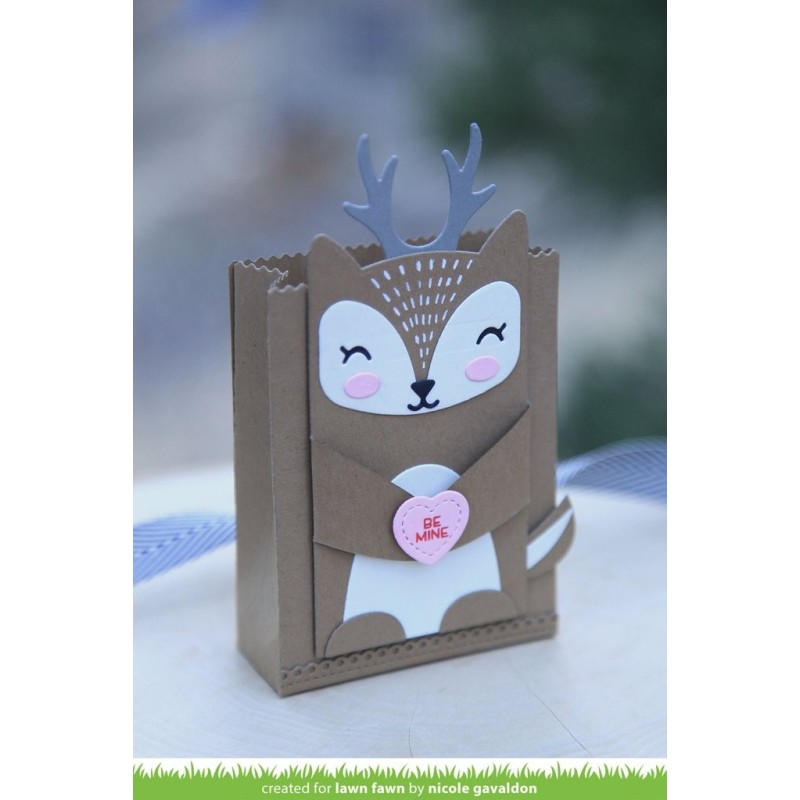Woodland critter huggers - Fustella Lawn Fawn