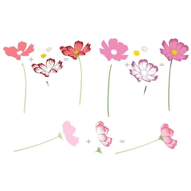 Stunning Cosmos Stamp Set - Timbro di Altenew