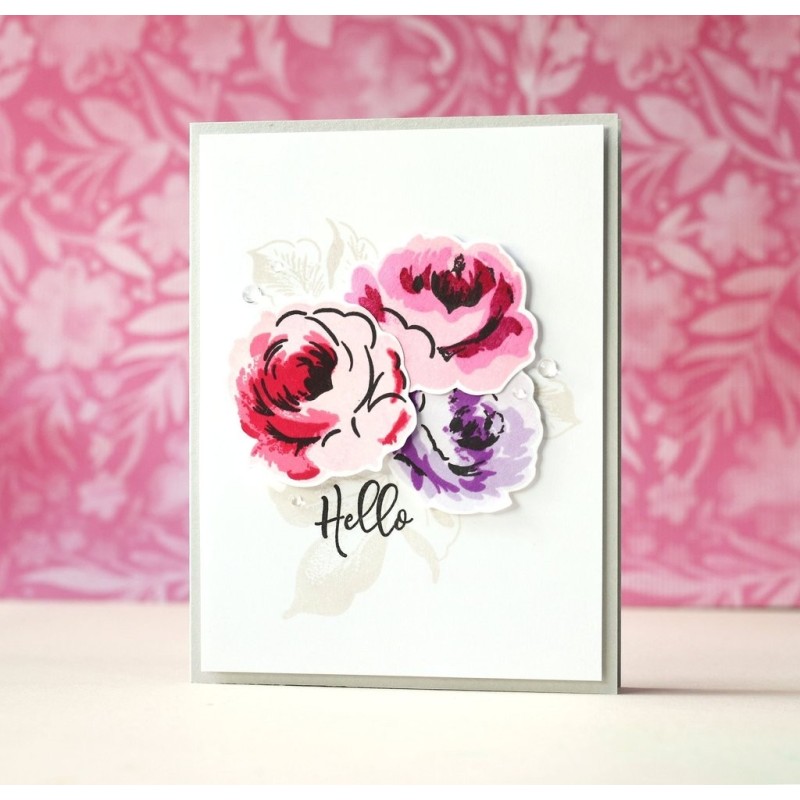 Winter Rose Stamp & Die Bundle  - Timbro di Altenew