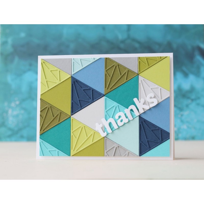 Shattered Triangle Die Set- Fustelle di Altenew