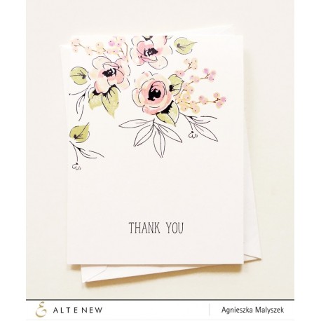 Painted Flowers Stamp Set