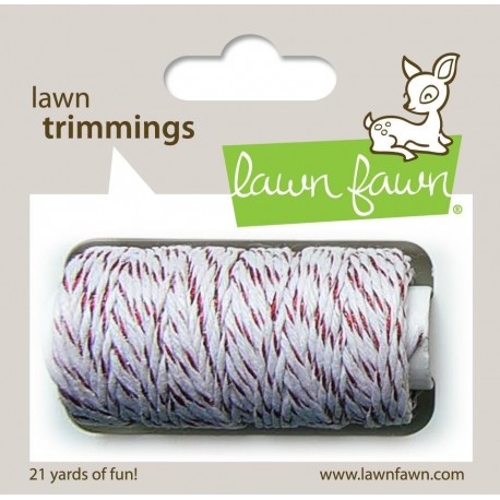 Corda di Canapa - Red sparkle di Lawn Fawn