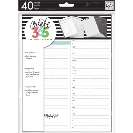 Create 365™ The Classic Happy Planner™ Daily Planning Refill