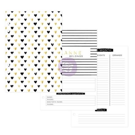 My Prima Planner - A5 Inserts - Golden Plan