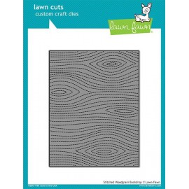 Stitched woodgrain backdrop - Fustelle Lawn Fawn