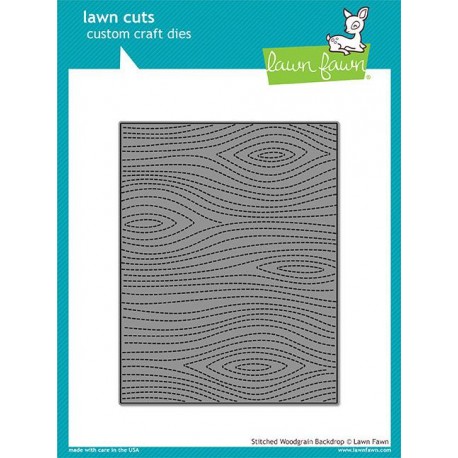 Stitched woodgrain backdrop - Fustelle Lawn Fawn