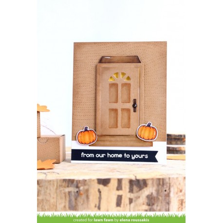 Stitched woodgrain backdrop - Fustelle Lawn Fawn