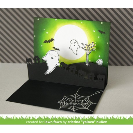 Stitched hillside pop-up - Fustelle Lawn Fawn