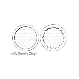 Die-namics LJD Peek-a-Boo Circle Windows - Fustella My Favorite Things