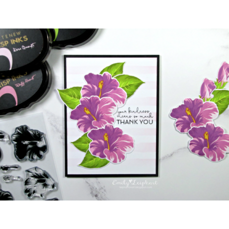 Build-A-Flower: Hibiscus Altenew - Timbro e fustella di Altenew