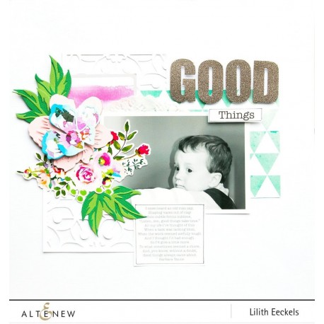 Peony Dream 3D Die Set - Fustelle di Altenew