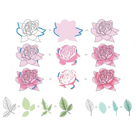 Bold Blossom Stamp Set -  Timbro di Altenew