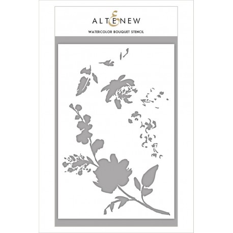 Watercolor Bouquet Stencil di Altenew