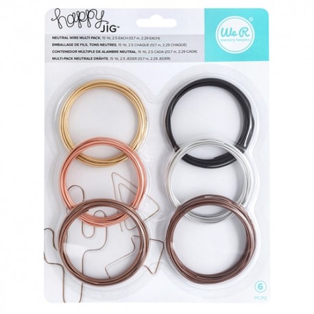 Neutral Wire Multi Pack Happy Jig - We R Memory Keepers