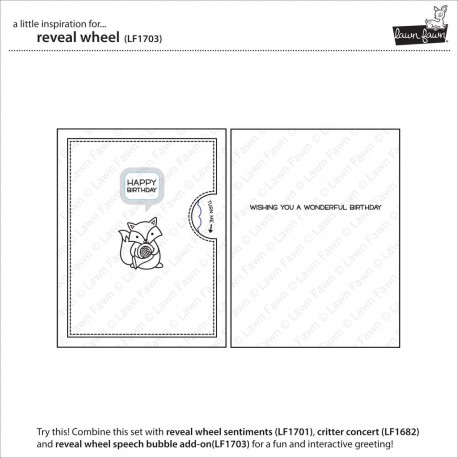 Reveal wheel - Fustella Lawn Fawn