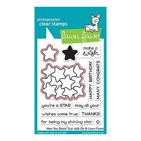 How you bean? star add-on - Fustella Lawn Fawn