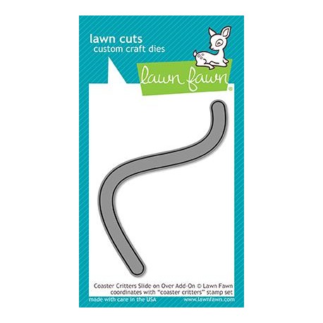 Coaster Critters slide on over add-on - Fustella Lawn Fawn