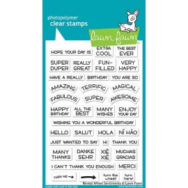 Reveal wheel sentiments - Timbro Lawn Fawn