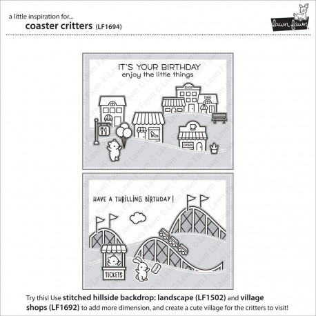 Coaster critters - Timbro Lawn Fawn