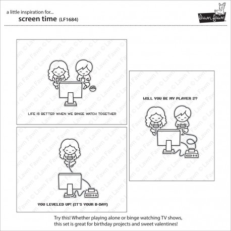 Screen time -Timbro Lawn Fawn