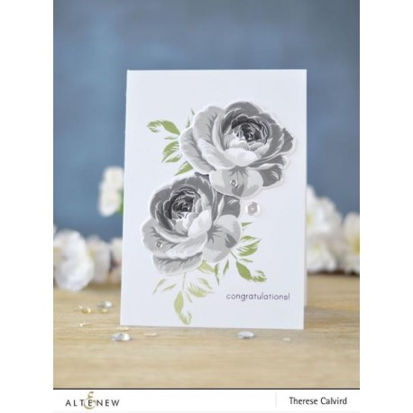 Build-A-Flower: Rose - Timbro e fustella di Altenew