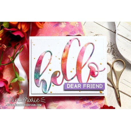 Mega Hello Die - Fustelle  Altenew