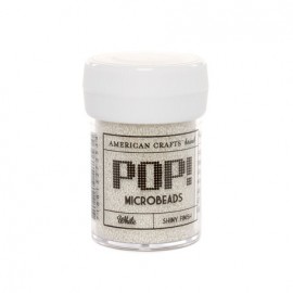 American Crafts - Pop! - Microbeads - White