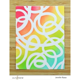 Graffiti Scribble Stencil di Altenew 2