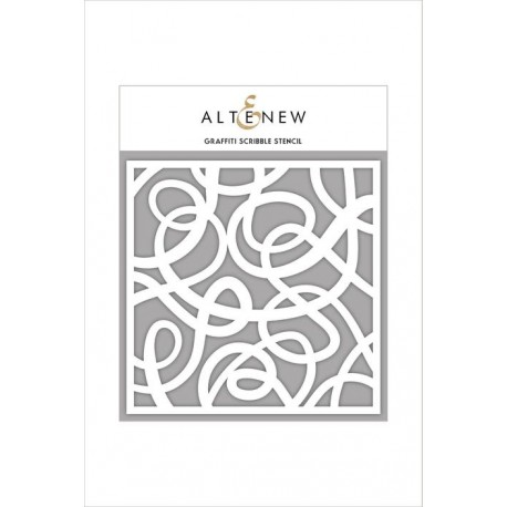 Graffiti Scribble Stencil di Altenew