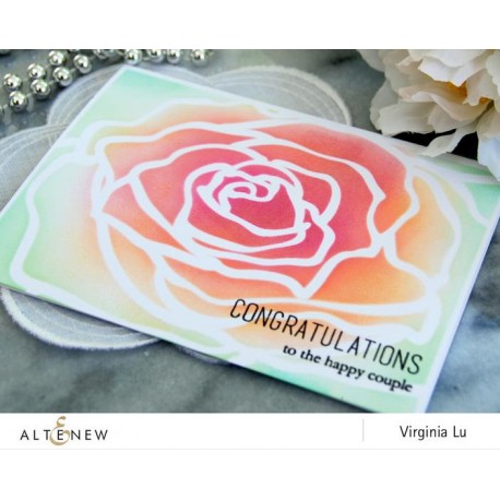 Mega Rose Stencil di Altenew