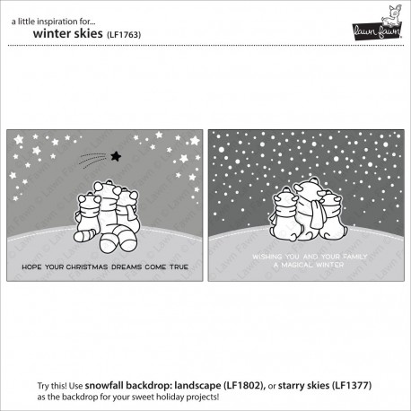 Winter skies - Timbro Lawn Fawn